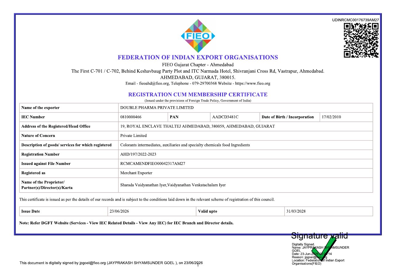 FIEO RCMC certificate