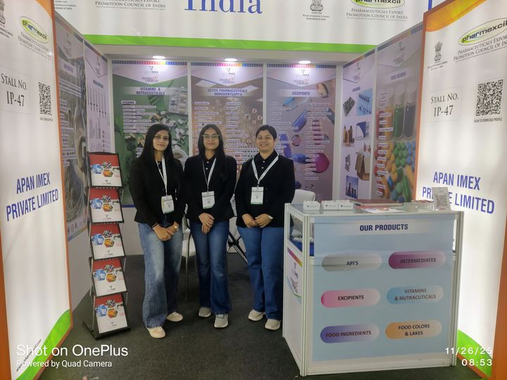 The team at the stand, CPHI 2025