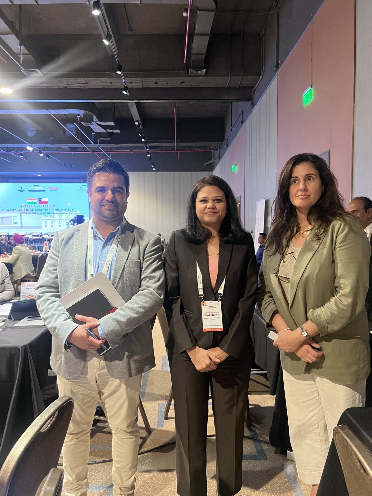 With visitors at the event, LATAM 2026