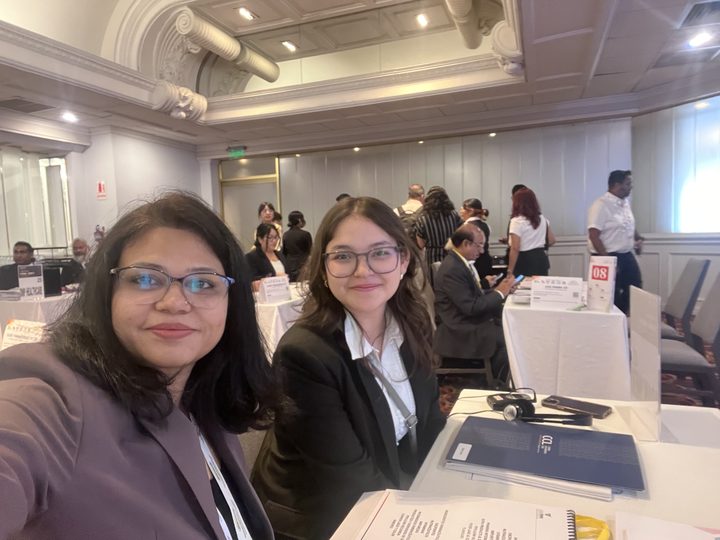 A moment between meetings, LATAM 2026