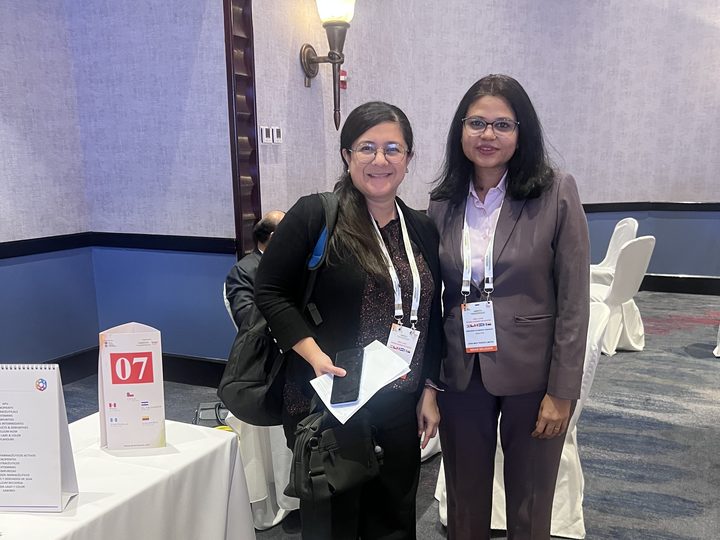 With a visitor at the venue, LATAM 2026